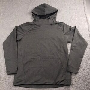 UNRL Crossover Hoodie II Men L Heather Charcoal Performance Pullover Sweater